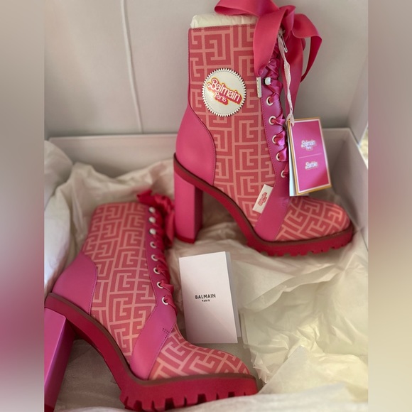 Brand new in box Balmain Barbie Boots - Picture 3 of 5